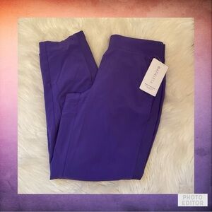 Athleta Brooklyn Lined Pants - NWT - Size 2P - Purple